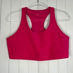 Johnny Was Calme size XL endurance sports bra hot pink racer back